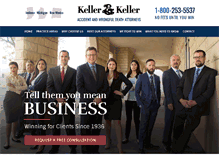 Tablet Screenshot of 2keller.com